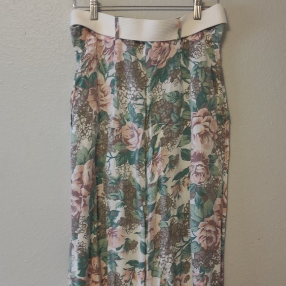 80s Midi Floral Skirt - Picture 4 of 6